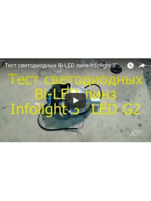 Тест светодиодных Bi-LED линз Infolight LED G2